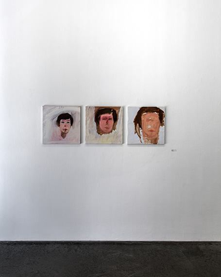 Installation of Mother's face series