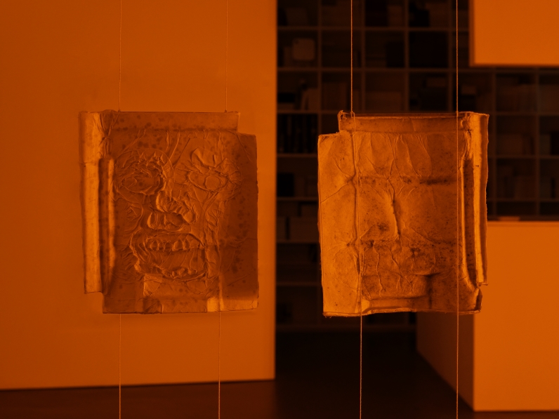 (L) Festival 25 #14 Die Kranichmaske (R) Festival 25 #15 Die Kranichmaske